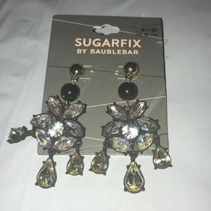 👑 New SUGARFIX by BaubleBar Rhinestone Earrings